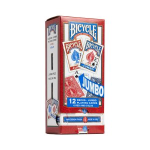 Jumbo Index Playing Cards, 12-pack Red and Blue